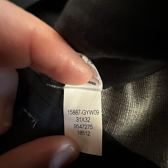 Bonobos Tollegno 1900 3D Wool Cotton Linen Textured Pants 31(32)X 32 Tailored - Picture 16 of 16